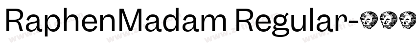 RaphenMadam Regular字体转换